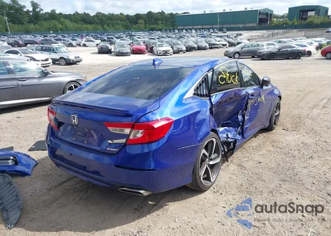 2020 Honda Accord Sport from USA, damaged, VIN 1HGCV1F3XLA069722